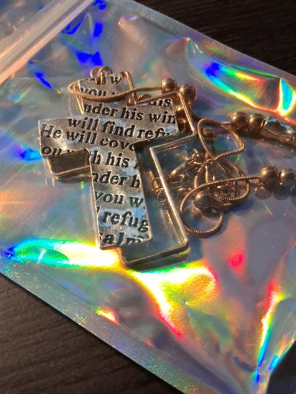 Sliver Cross Necklace - Picture 2 of 5